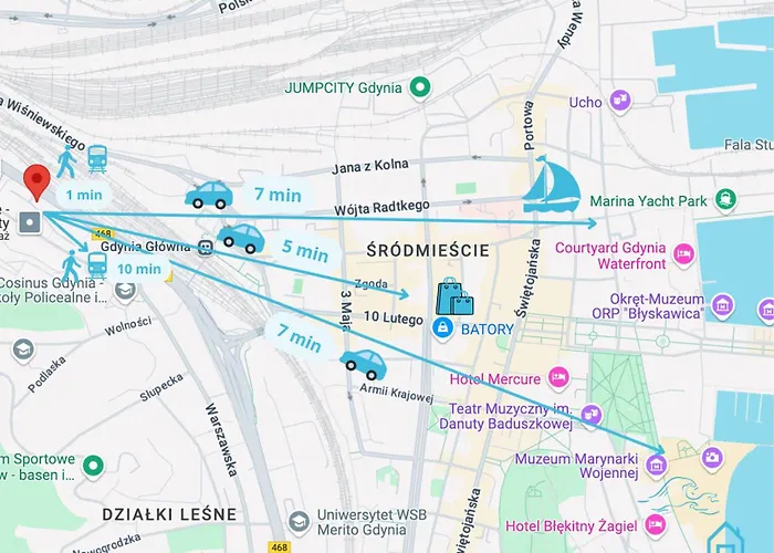 شقة Bohos -2 Min To Center & Seaside غدينيا